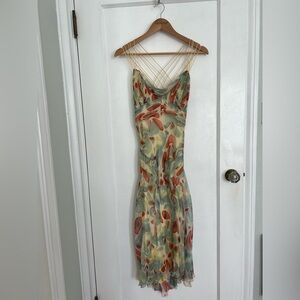 Diane von Furstenberg silk mermaid cocktail dress